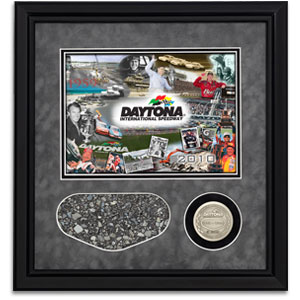 Framed Collage with Genuine Track