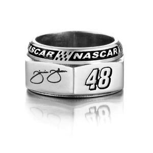 Jimmie Johnson Lugnut Ring for Her