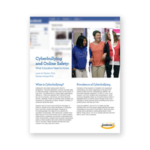 Cyberbullying: Educators Flyer [RN-068]