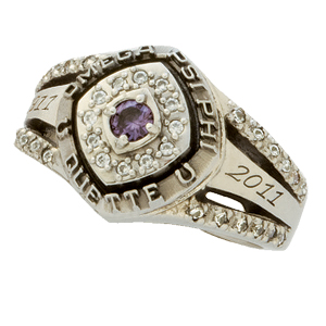 Quette Ring w/Genuine Stones [GCES2RGS]