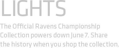 Own a Piece of RAVENS History.