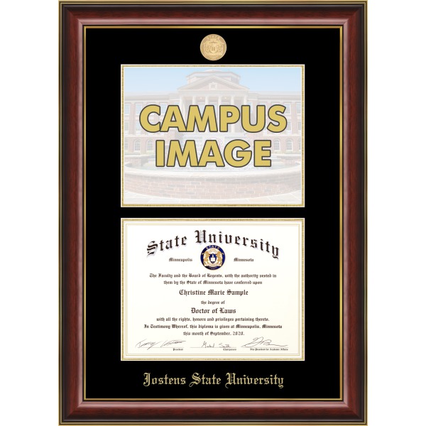 Classic Diploma Frame - Campus Image