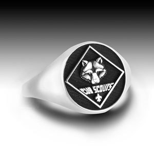 Cub Scouts Round Signet Ring [G564Z]