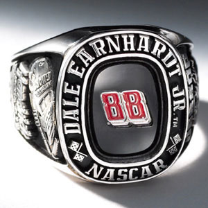 Dale Earnhardt JR National Guard Fan Ring