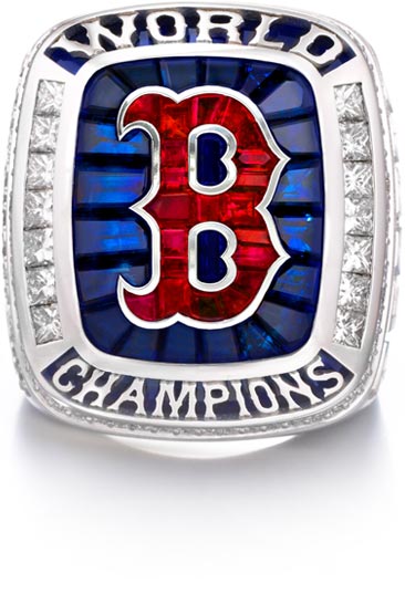Boston Red Sox Ring front side view