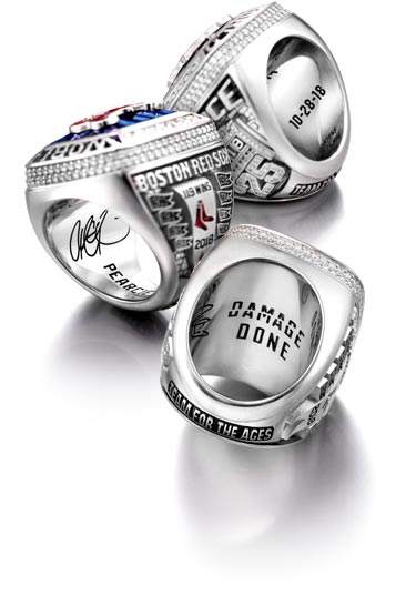 Boston Red Sox Ring inside view