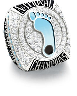 Jostens University of North Carolina 2017 basketball championship ring